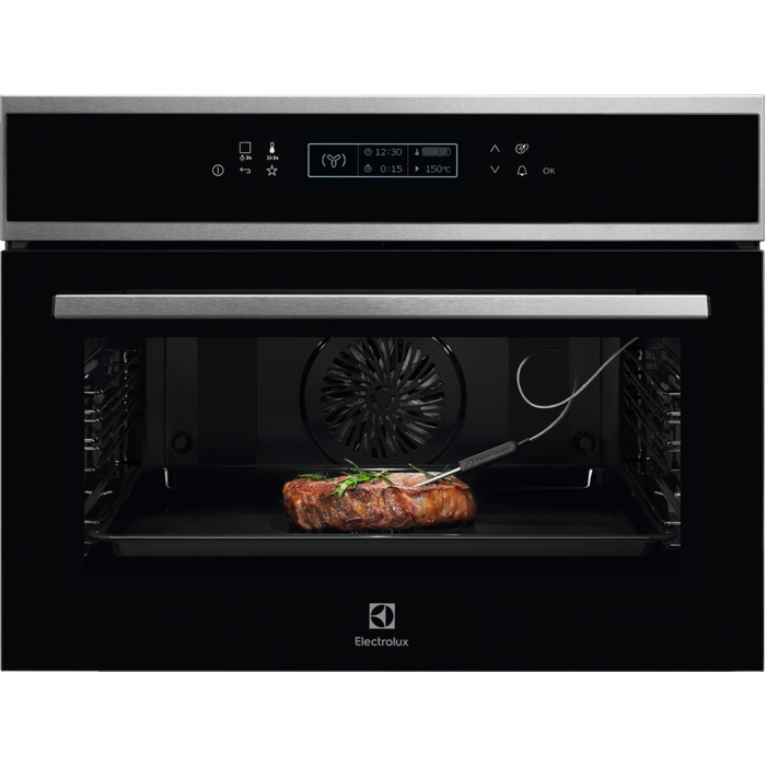 Forno compacto Série 800 SenseCook com limpeza pirolítica