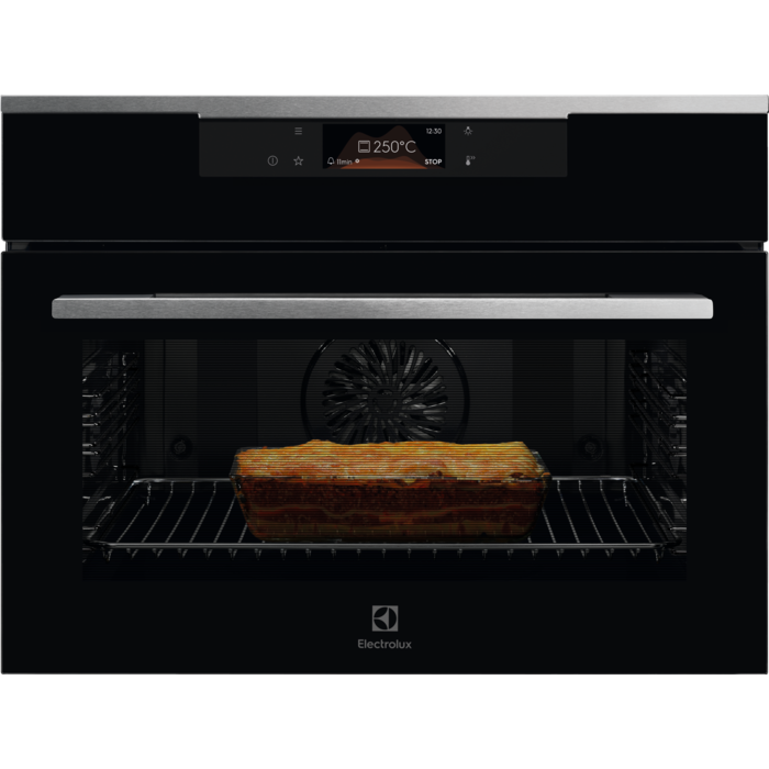 Forno compacto Série 800 AssistedCooking com limpeza pirolítica