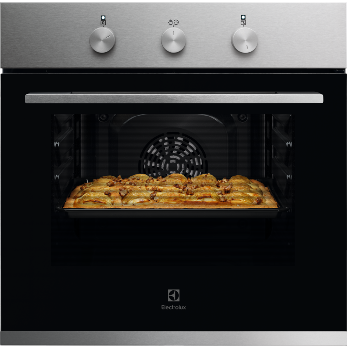 Forno multifunções Série 300 Convection com Aqua Clean com esmalte